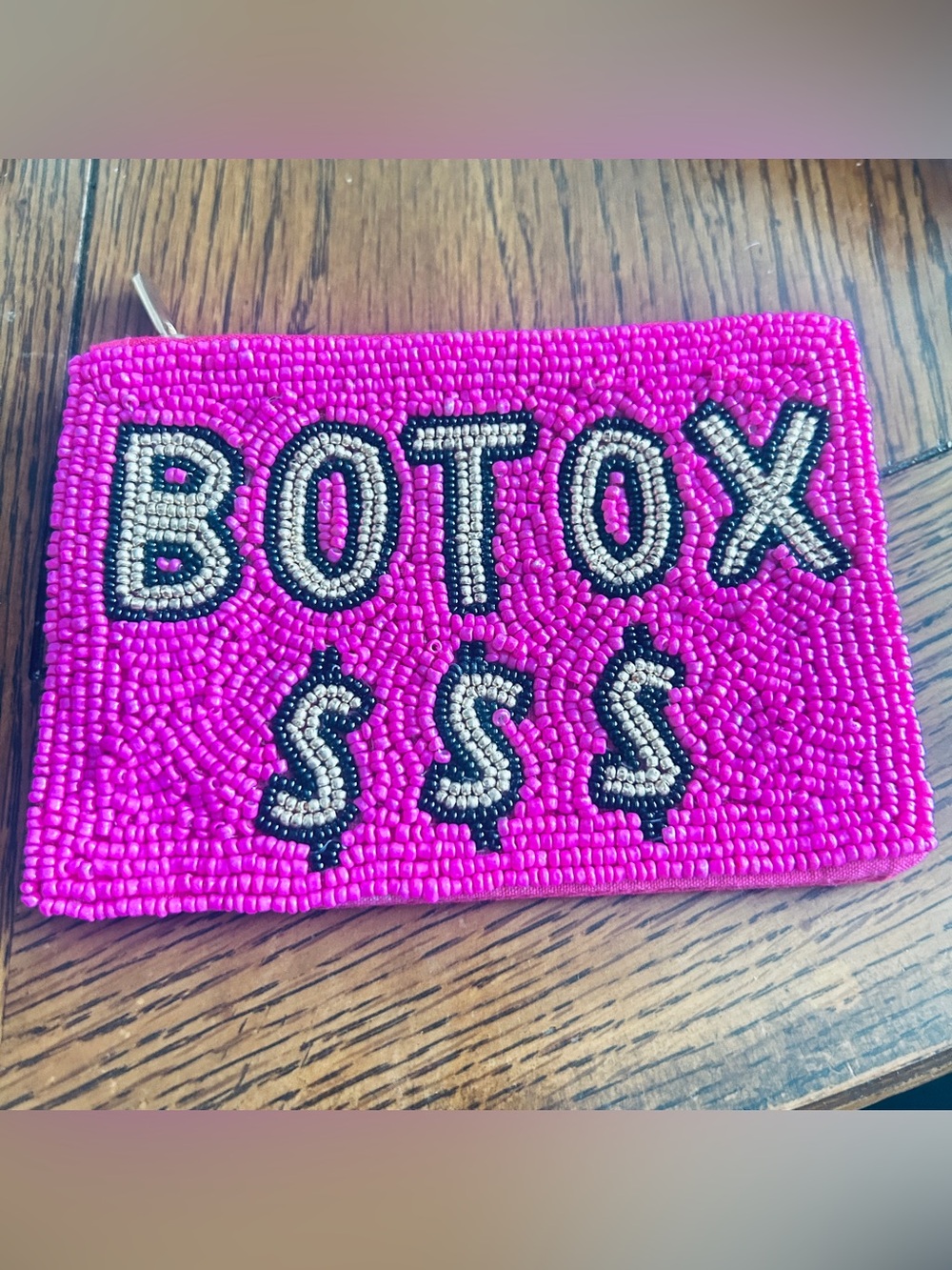 BEADED Coin Purse BOTOX $$$